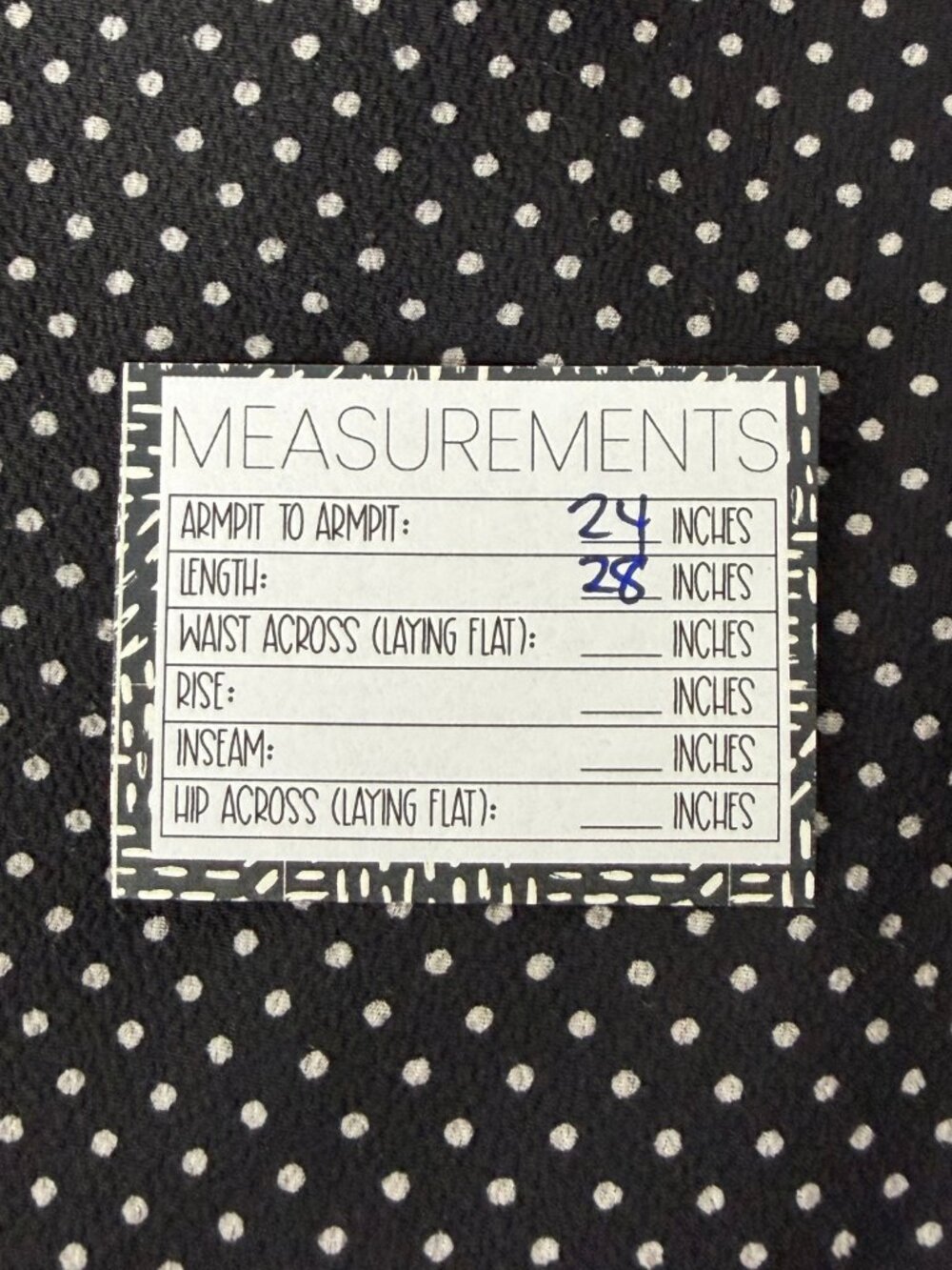 OMT Fashions Polka Dot Peplum Blouse Size 1X Black White Flutter Sleeve - Picture 9 of 10